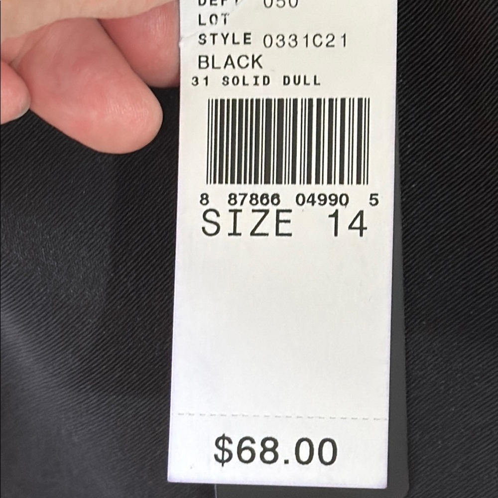 AGB Dress Black Sleeveless Midi in Size 14 NWT - Picture 12 of 12